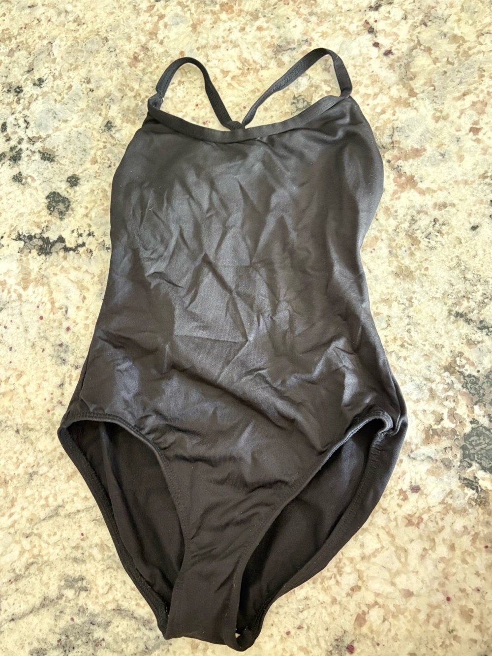 MotionWear Black One-Piece Leotard
